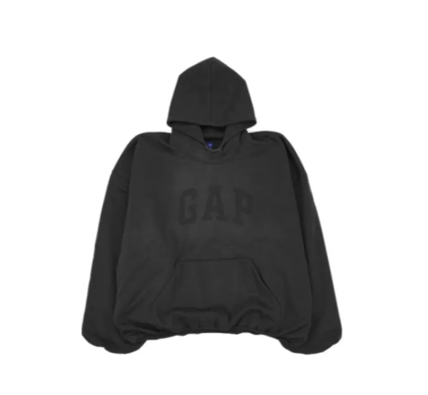 Yeezy Gap Engineered By Balenciaga SS22 Dove Hoodie 'Black' 460551-00 sold by KicksCrew
