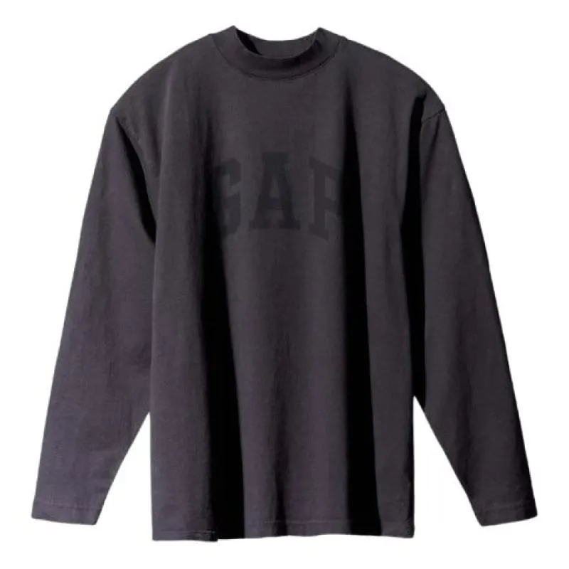 Yeezy Gap Engineered by Balenciaga SS22 Dove Long Sleeve T-Shirt 'Black' 469671-02 sold by KicksCrew