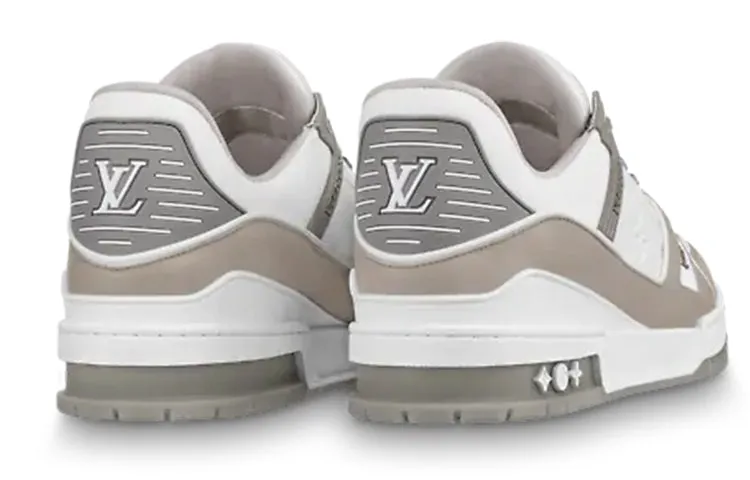 LOUIS VUITTON Trainer Sneakers 'Grey White' 1A8KB8 sold by KicksCrew product image thumbnail 4
