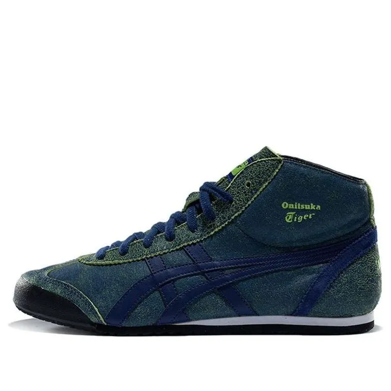Onitsuka Tiger Mexico Mid Runner Sneakers 'Blue' TH6P3L-5151 sold by KicksCrew