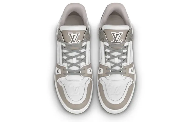 LOUIS VUITTON Trainer Sneakers 'Grey White' 1A8KB8 sold by KicksCrew product image thumbnail 3