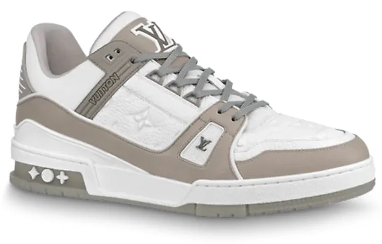 LOUIS VUITTON Trainer Sneakers 'Grey White' 1A8KB8 sold by KicksCrew product image thumbnail 2