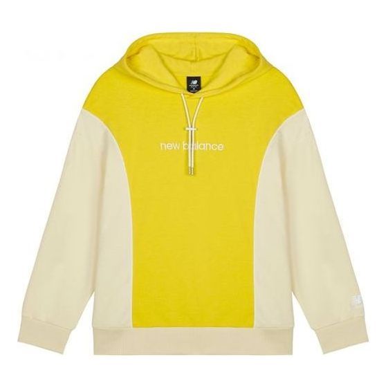 (WMNS) New Balance Athletics Fleece Hoodie 'Yellow Beige' AWT11502-FTL sold by KicksCrew