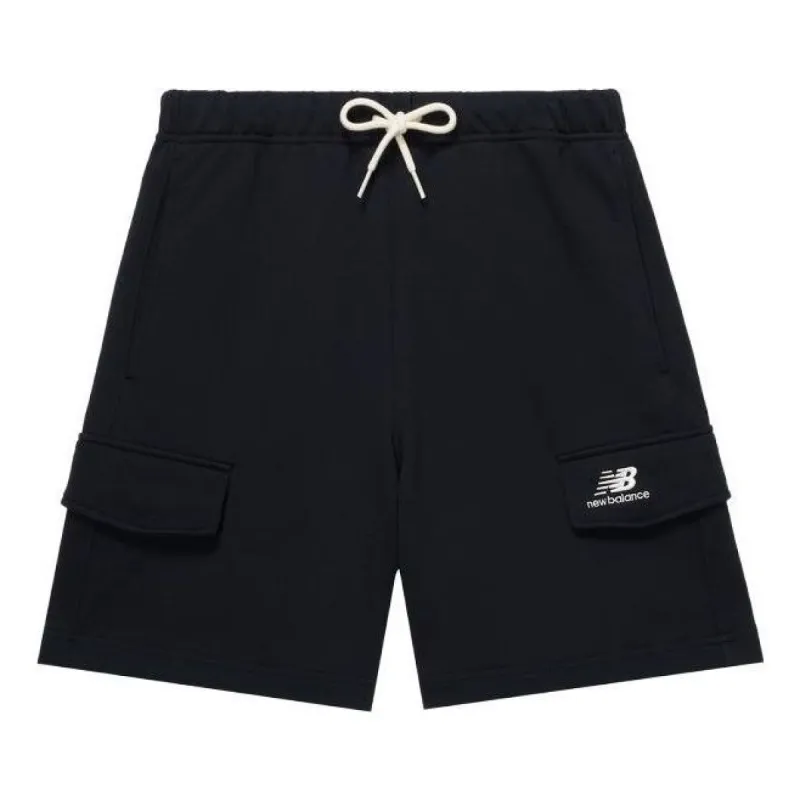 New Balance Logo Cargo Shorts 'Black' 5VD24043-BK sold by KicksCrew