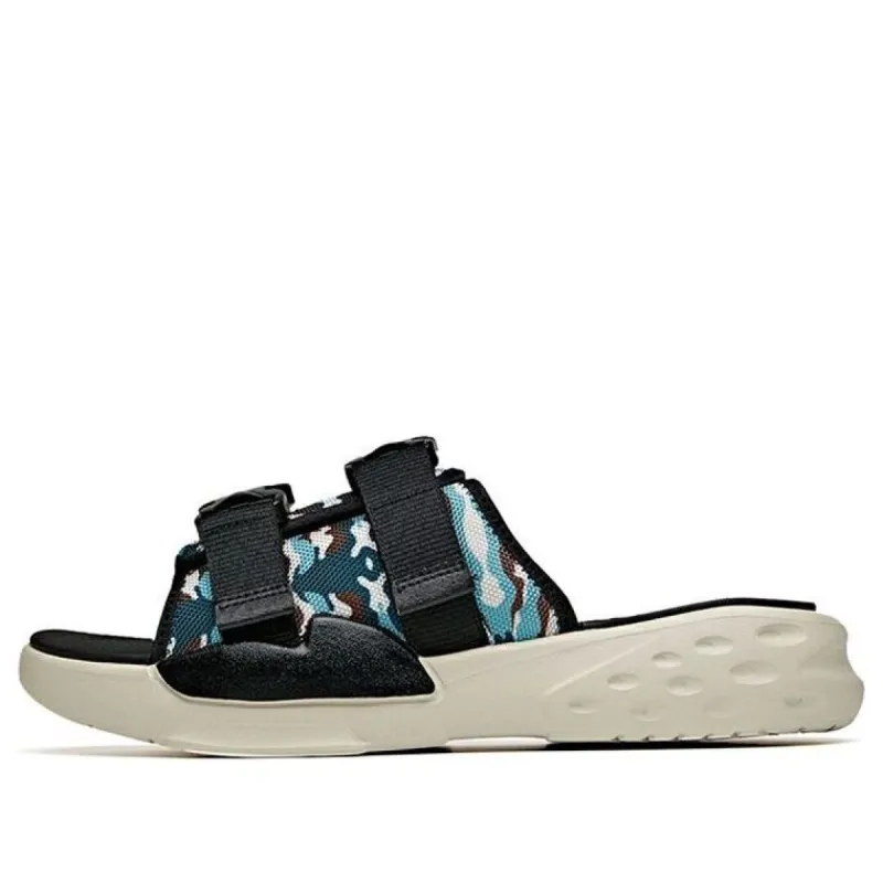 ANTA BaDao x C37 Slides 'Black Blue' 912126996-2 sold by KicksCrew