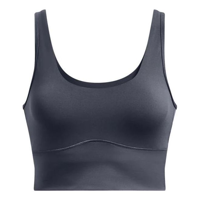 (WMNS) Under Armour Meridian Fitted Crop Tank 'Storm Grey' 1373924-044 sold by KicksCrew