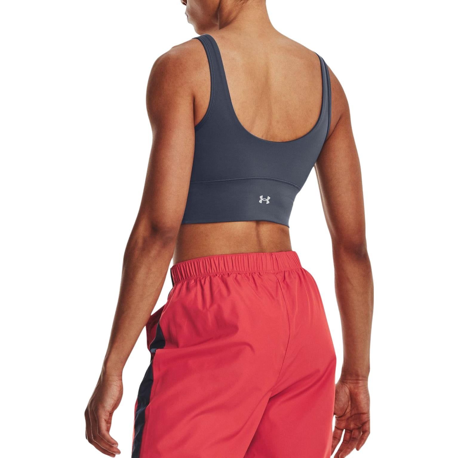 (WMNS) Under Armour Meridian Fitted Crop Tank 'Storm Grey' 1373924-044 sold by KicksCrew product image thumbnail 4