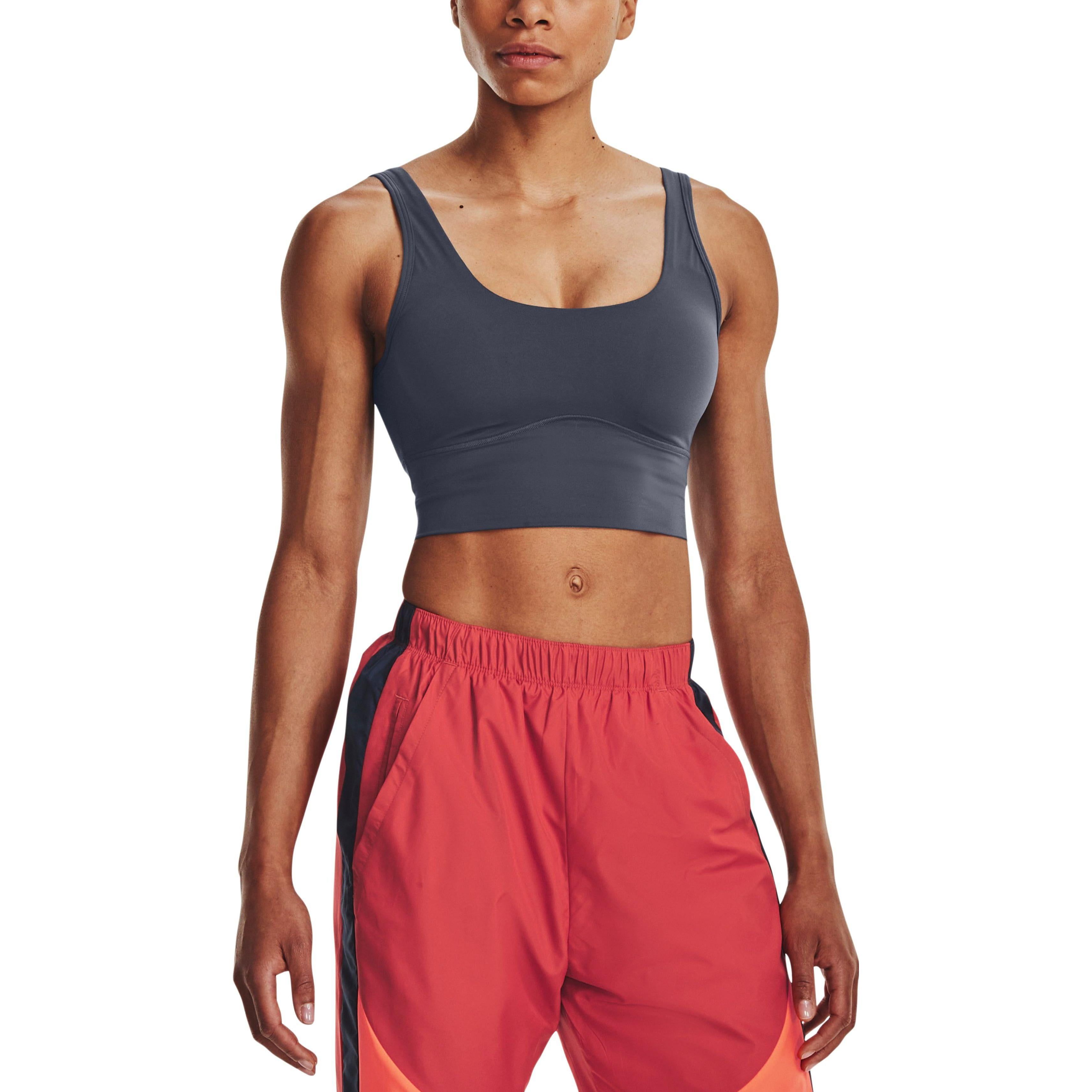 (WMNS) Under Armour Meridian Fitted Crop Tank 'Storm Grey' 1373924-044 sold by KicksCrew product image thumbnail 3