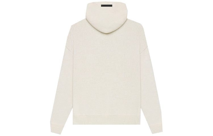Fear of God Essentials SS21 Knit Logo Hoodie 'Buttercream' FOG-SS21-636 sold by KicksCrew product image thumbnail 2