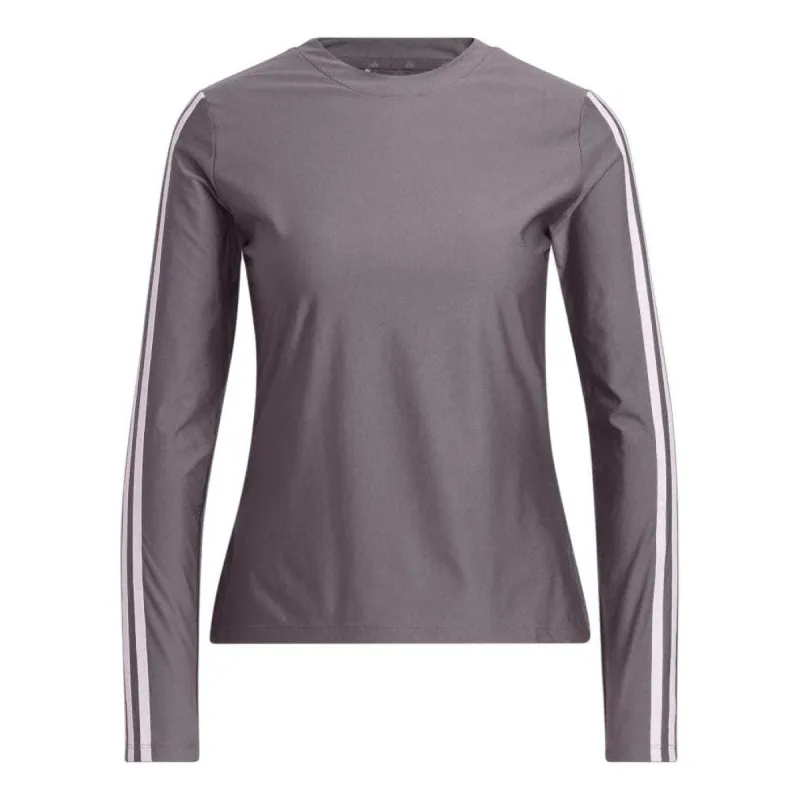 (WMNS) adidas Ultimate365 Twistknit Long Sleeve T-shirt 'Charcoal' IN9913 sold by KicksCrew