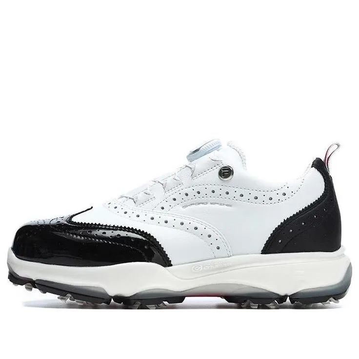 (WMNS) FILA GF Oxford Spike Sneakers 'White Black' A12W241601FBK sold by KicksCrew