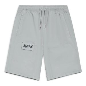 Li-Ning BadFive Graphic Shorts 'Grey' AKSS377-1 sold by KicksCrew