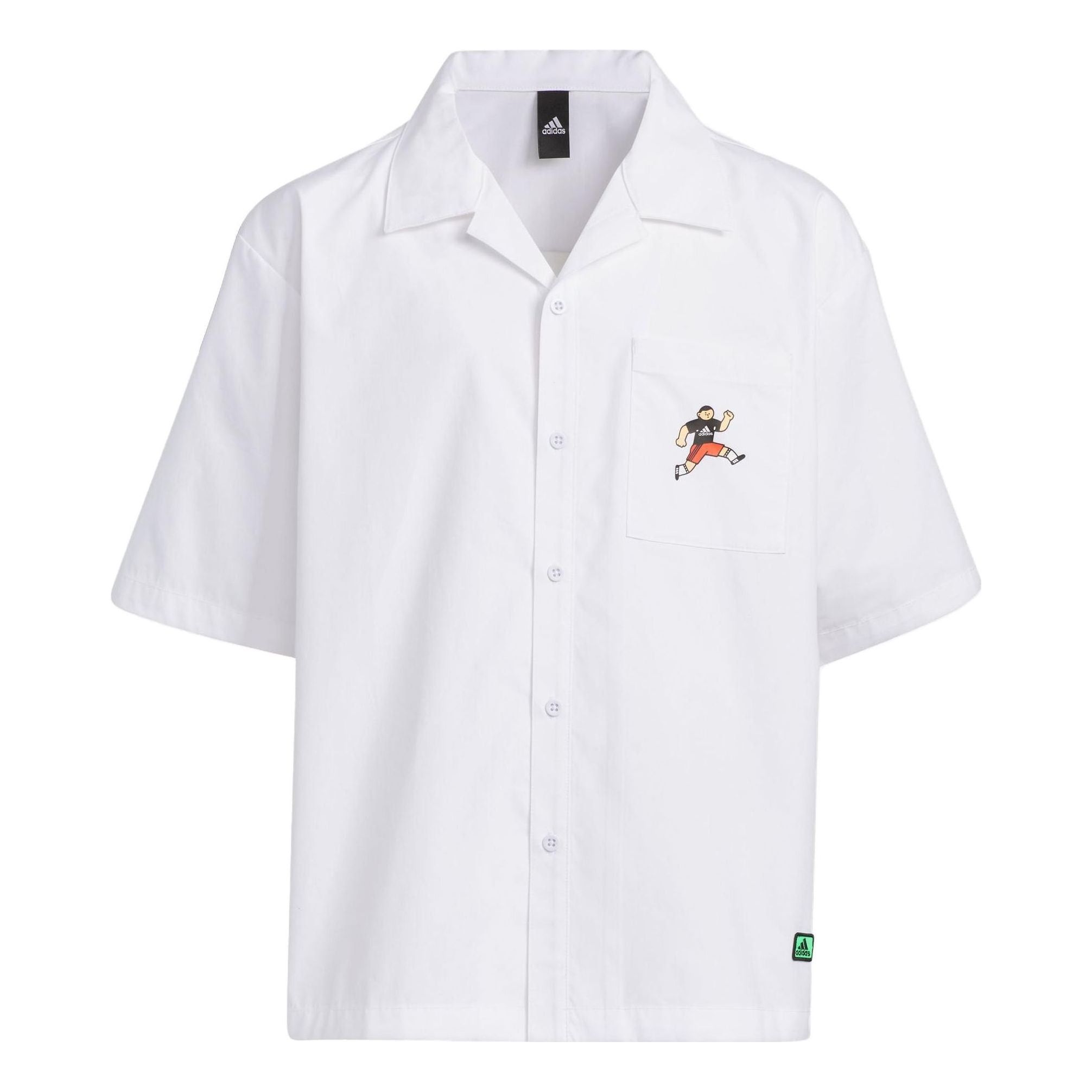 (GS) adidas x Seebin Short Sleeve Shirt 'White' IN3264 sold by KicksCrew