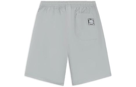 Li-Ning BadFive Graphic Shorts 'Grey' AKSS377-1 sold by KicksCrew