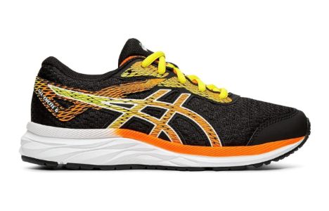 (GS) Asics Gel-Excite 6 Shoes 'Black Shocking Orange' 1014A144-003 sold by KicksCrew