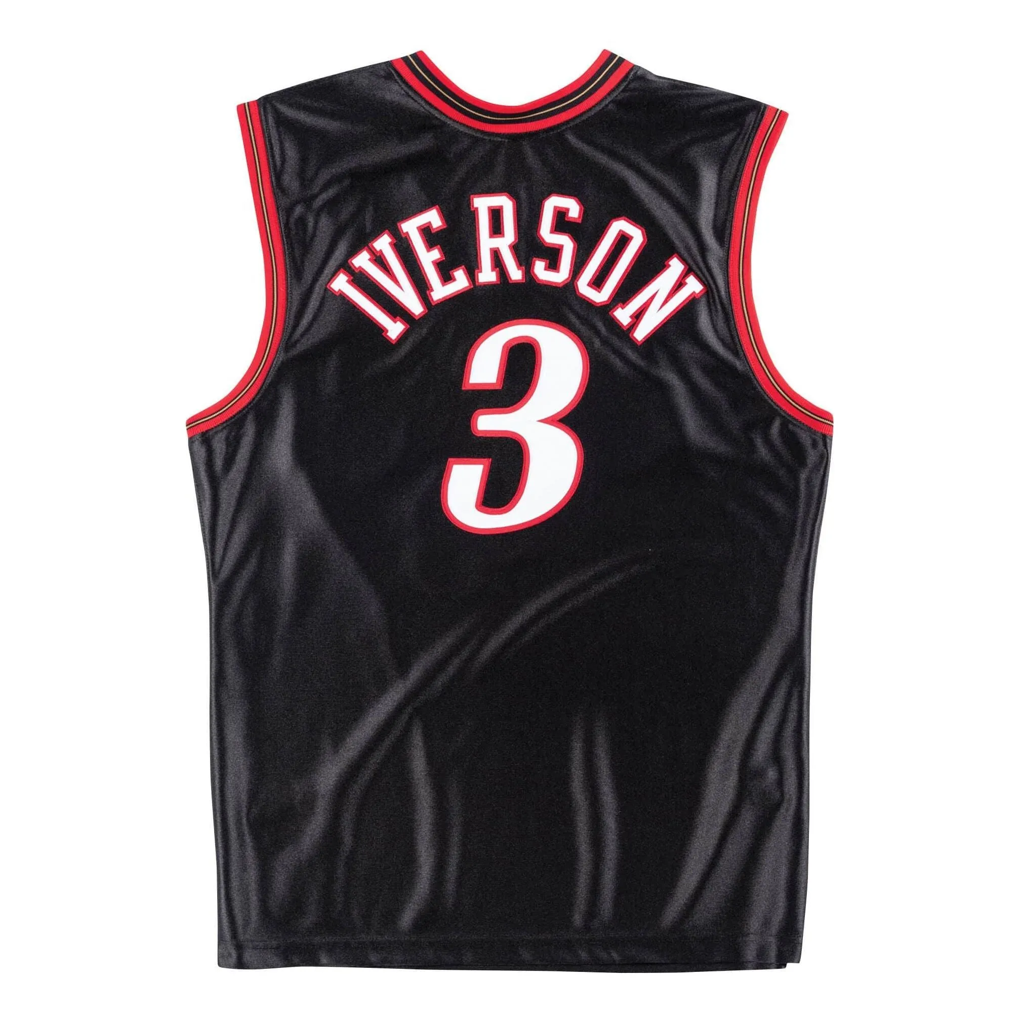 Mitchell & Ness x NBA Philadelphia 76ers 2000-01 Road Finals Jerseys 'Allen Iverson 3' AJY4GS18104-P76BLCK00AIV sold by KicksCrew product image thumbnail 2