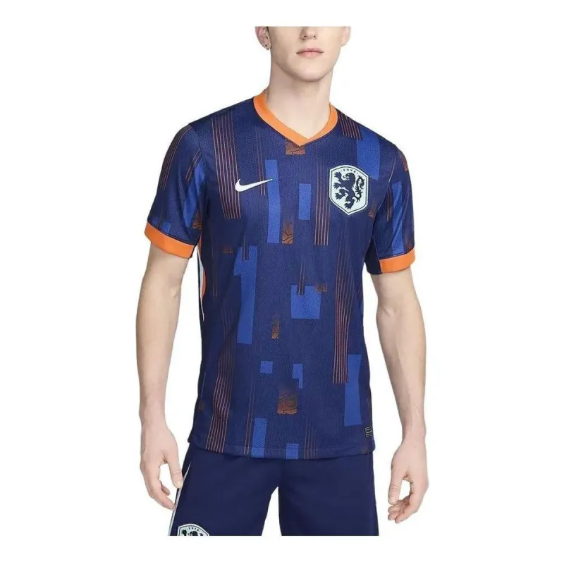 Nike Dri-FIT Netherlands 2024 Stadium Away Jersey 'Blue Orange' FJ1260-492 sold by KicksCrew