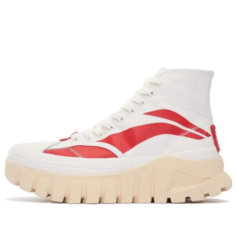 (WMNS) Li-Ning Wave Boot 'White Red' AZGS090-1 sold by KicksCrew