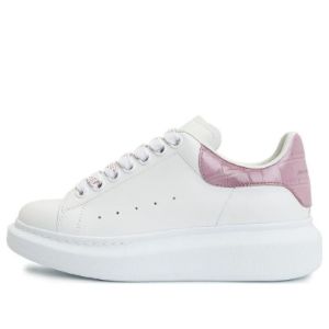 (WMNS) Alexander McQueen Oversized Sneakers 'White Pink 718233WICG68887 sold by KicksCrew