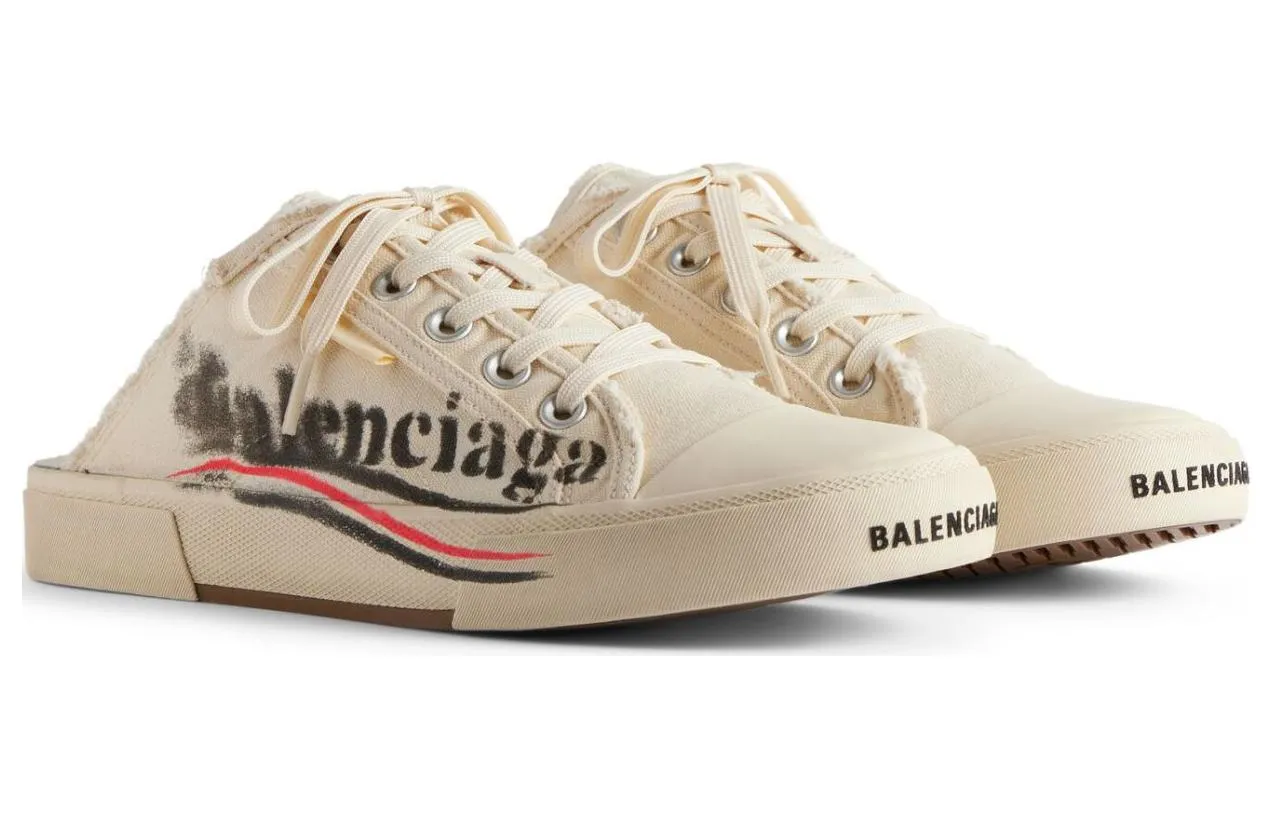 (WMNS) Balenciaga Paris Mules 'White' 693952W3PS19016 sold by KicksCrew product image thumbnail 3