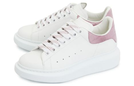 (WMNS) Alexander McQueen Oversized Sneakers 'White Pink 718233WICG68887 sold by KicksCrew
