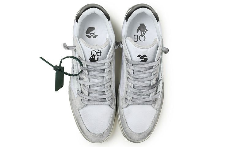 Off-White Vulcanized 5.0 Low-Top Sneaker 'White Grey' OMIA227S22FAB0020110 sold by KicksCrew product image thumbnail 3