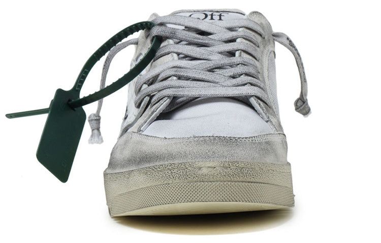 Off-White Vulcanized 5.0 Low-Top Sneaker 'White Grey' OMIA227S22FAB0020110 sold by KicksCrew product image thumbnail 2