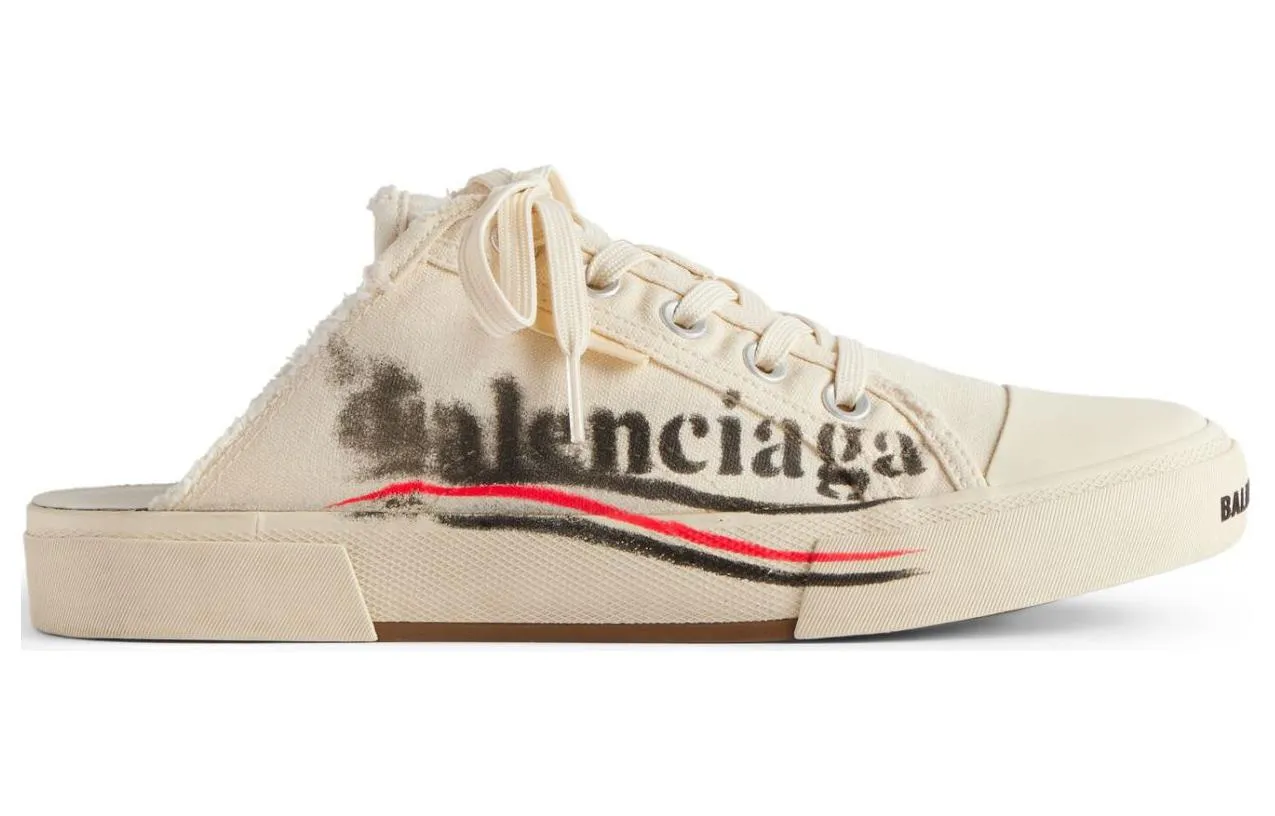 (WMNS) Balenciaga Paris Mules 'White' 693952W3PS19016 sold by KicksCrew product image thumbnail 2