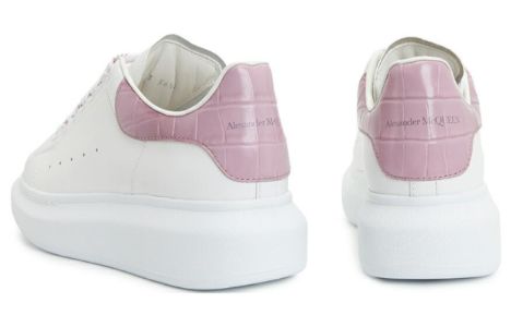 (WMNS) Alexander McQueen Oversized Sneakers 'White Pink 718233WICG68887 sold by KicksCrew