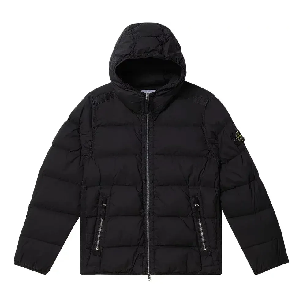 STONE ISLAND Puffer Jacket 'Black' 791543728-V0029 sold by KicksCrew