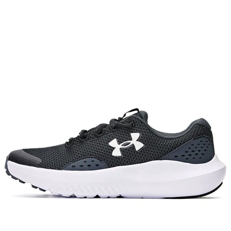 (GS) Under Armour Surge 4 Running Shoes 'Black White' 3027103 sold by KicksCrew