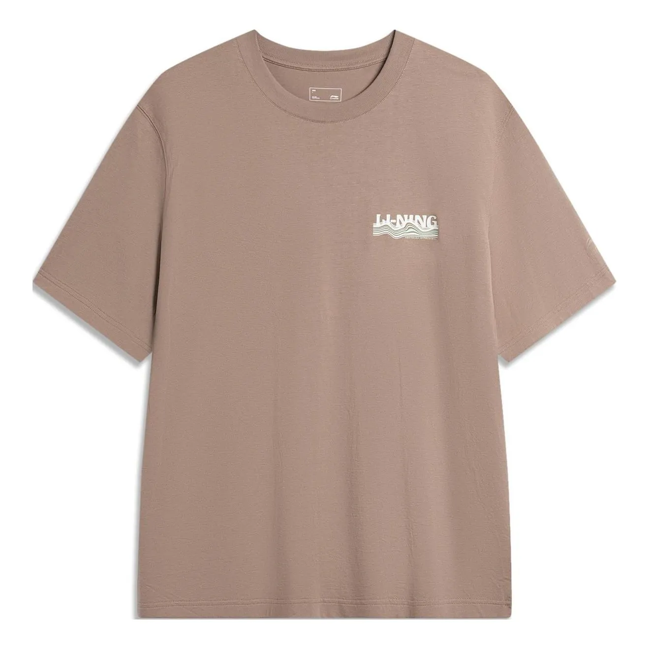 Li-Ning Graphic T-shirt 'Light Brown' AHSU301-5 sold by KicksCrew
