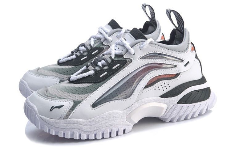 (WMNS) Li-Ning Aurora Windwalker x Gilt Bad Five 'White Grey' AGLP108-3 sold by KicksCrew product image thumbnail 4