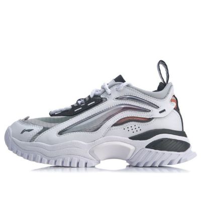 (WMNS) Li-Ning Aurora Windwalker x Gilt Bad Five 'White Grey' AGLP108-3 sold by KicksCrew