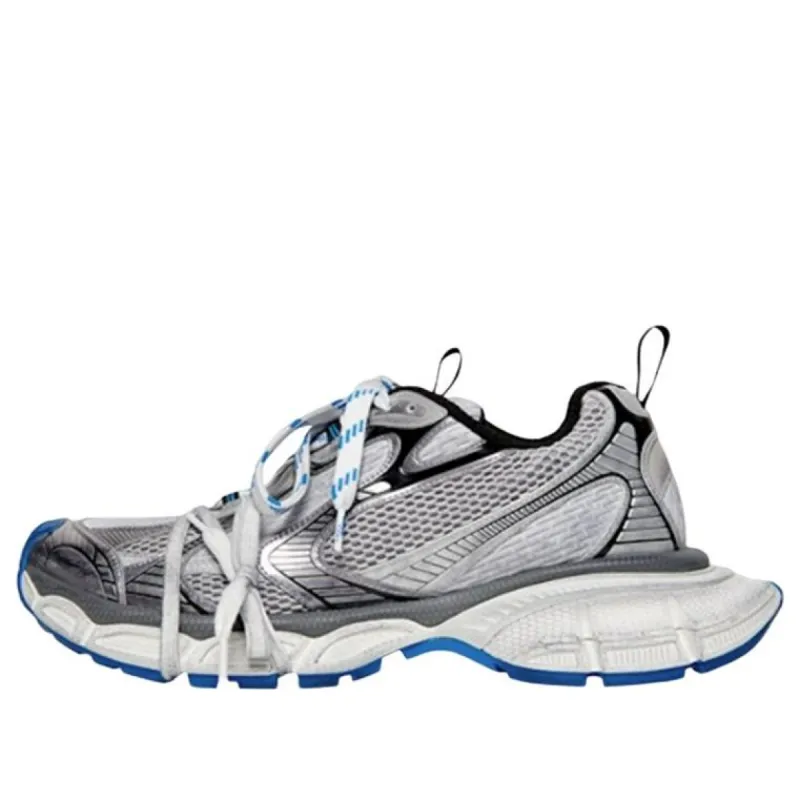 Balenciaga 3XL Sneakers ' Grey, White and Blue Mesh and Polyurethane' 734734W3XL51214 sold by KicksCrew