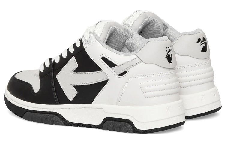 Off-White Out Of Office Low-Top Sneaker 'Black White' OMIA189F22LEA0010709 sold by KicksCrew product image thumbnail 3