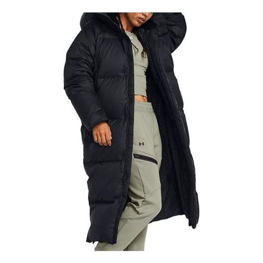(WMNS) Under Armour ColdGear Infrared Down Puffer Parka 'Black' 1378857-001 sold by KicksCrew