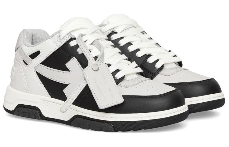 Off-White Out Of Office Low-Top Sneaker 'Black White' OMIA189F22LEA0010709 sold by KicksCrew product image thumbnail 2