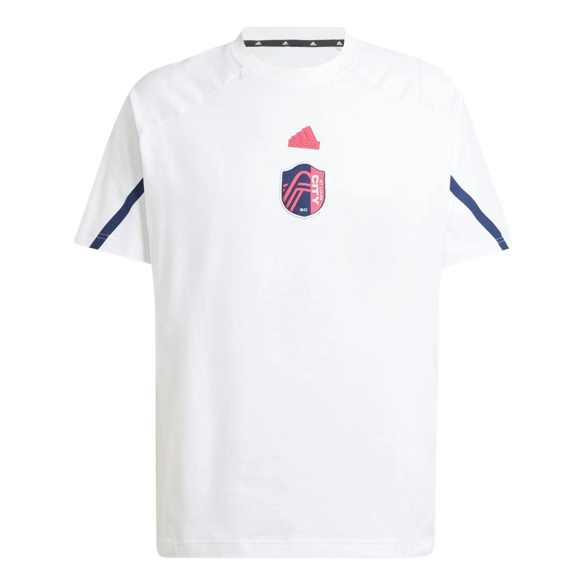 adidas St. Louis CITY SC Designed for Gameday Travel T-shirt 'White' IQ0705 sold by KicksCrew