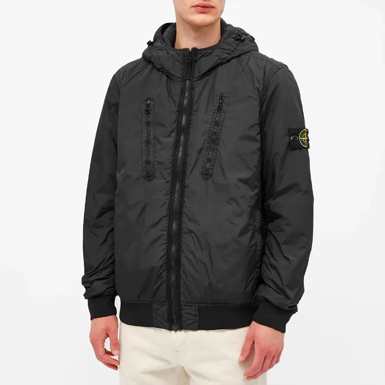 STONE ISLAND Crinkle Reps Pocket Detail Down Jacket 'Black' 751542223-V0029 sold by KicksCrew product image thumbnail 3