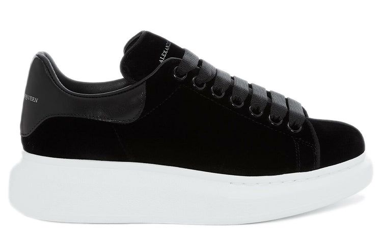 (WMNS) Alexander McQueen Oversized Sneaker 'Black Suede' 482142W4FKT1000 sold by KicksCrew product image thumbnail 2