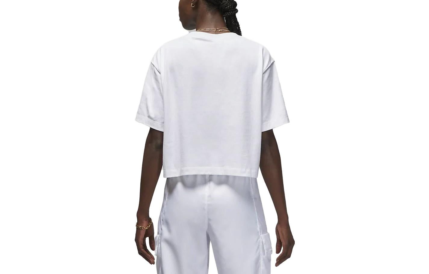 (WMNS) Air Jordan Essentials Boxy T-Shirt 'White' DO5038-100 sold by KicksCrew product image thumbnail 3