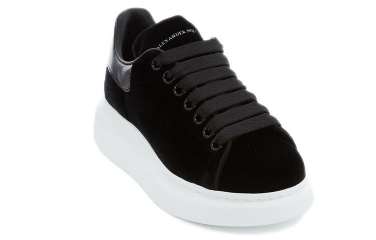 (WMNS) Alexander McQueen Oversized Sneaker 'Black Suede' 482142W4FKT1000 sold by KicksCrew product image thumbnail 3