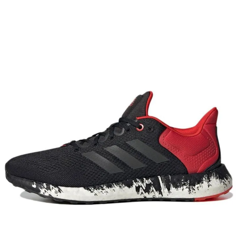 Adidas PureBoost 21 'Black Vivid Red' GV7702 sold by KicksCrew
