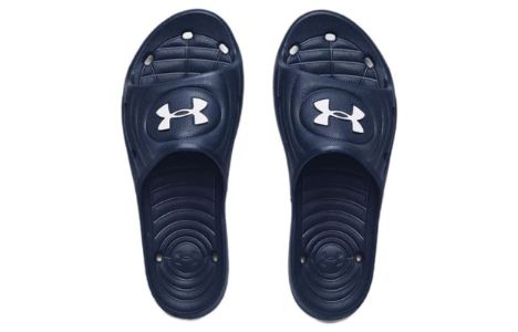 Under Armour UA Locker IV Slides 'Blue' 3023758-401 sold by KicksCrew