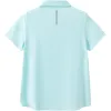 (GS) ASICS Logo Polo Shirt 'Blue' 332241173033-89GR sold by KicksCrew