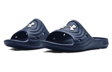 Under Armour UA Locker IV Slides 'Blue' 3023758-401 sold by KicksCrew