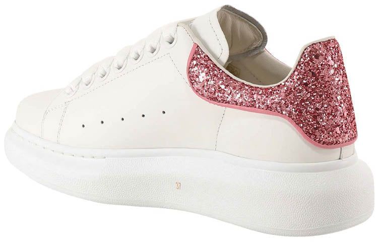 (WMNS) Alexander McQueen Oversized Sneaker 'Beige Pink Glitter' 558945WIA4Y9414 sold by KicksCrew product image thumbnail 4
