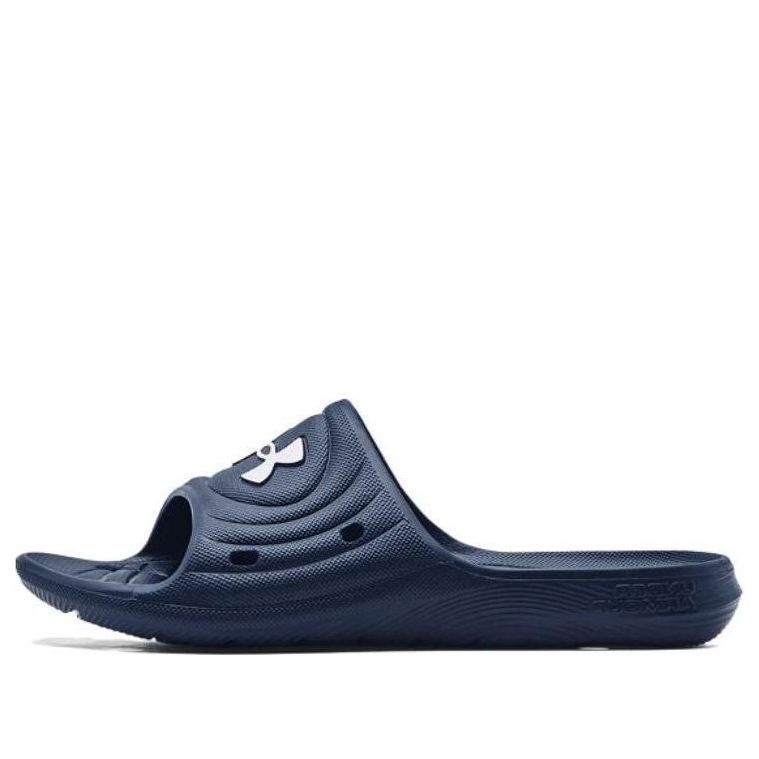 Under Armour UA Locker IV Slides 'Blue' 3023758-401 sold by KicksCrew