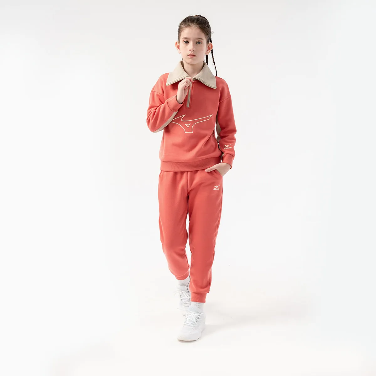 (GS) Mizuno Casual Sportswear Suit 'Pink' 32CG3905 sold by KicksCrew product image thumbnail 3